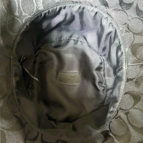 Vintage Authentic Coach Bucket Hat Black Like NEW!! Size M/L - Picture 3 of 5